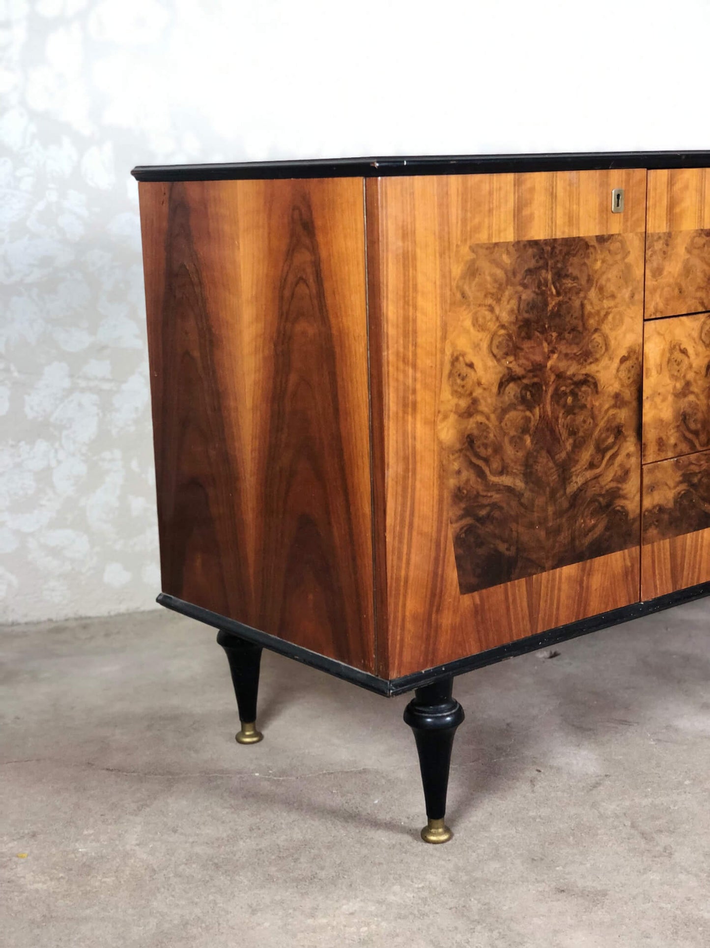 dresser with root veneer