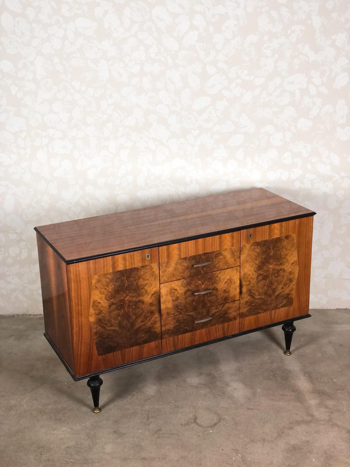 dresser with root veneer