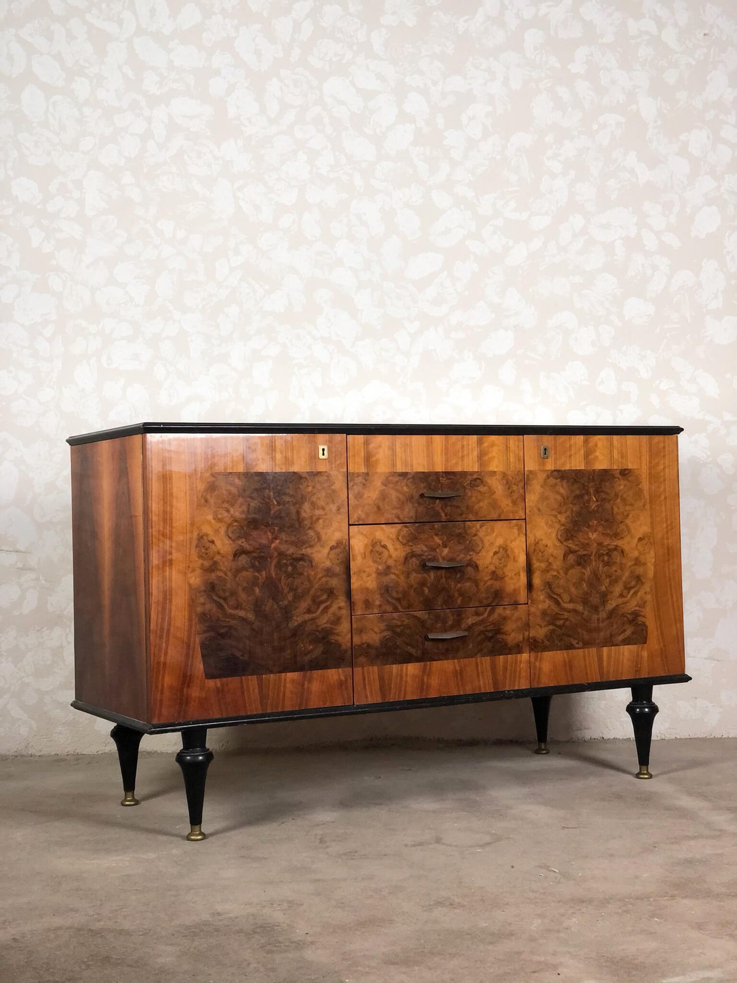 dresser with root veneer